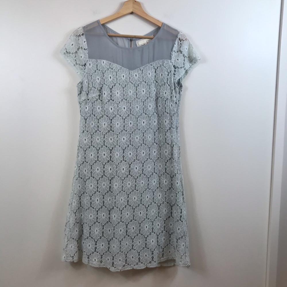 Anthropologie A'reve Lace and sheer Dress-Large